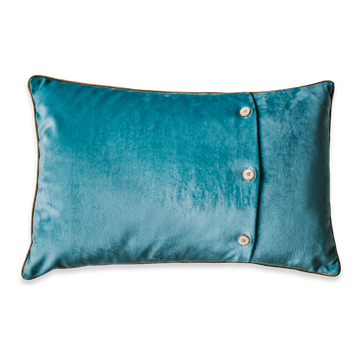 Blue Peony Cushion